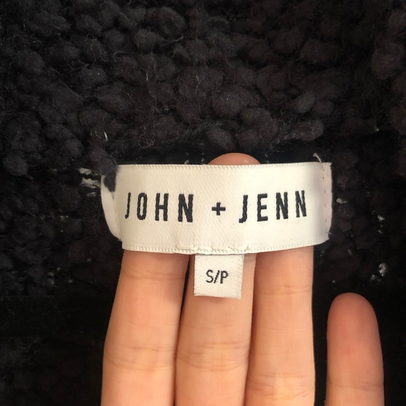 Dark Blue John + Jenn Plush Oversized Cardigan - Picture 2 of 5